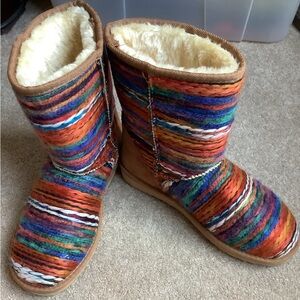 Multi colored boots.  Never worn.